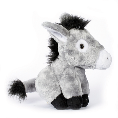 Kids World Plyšový somárik sediaci 28 cm