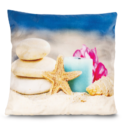 HomeLife LED svietiaca obliečka na vankúš Pláž 40 x 40 cm