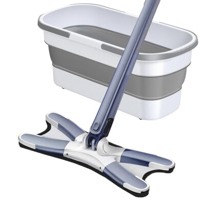 MAXXX Samoždímací plochý X-Mop s vedrom 16 litrov