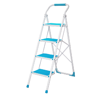 Profi Tools Schodíky do domácnosti PROFI 4x1 priečky, modré JZ919-4B