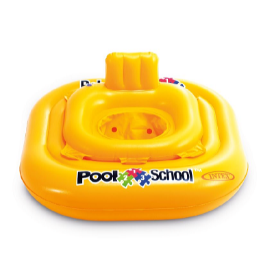 Intex Detské nafukovacie sedadlo do vody Pool School Deluxe 79 x 79 cm