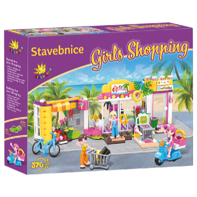 Kids World Stavebnica Girls Shopping 376 ks