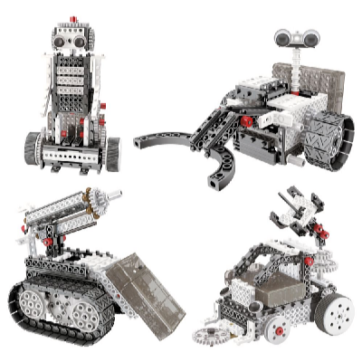 Kids World Logická stavebnica LOGIS SPACE 4v1 RC