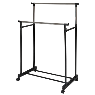 HomeLife Pojazdný stojan na šaty Double