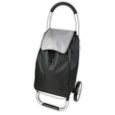 HomeLife Nákupná taška na kolieskach CARRY 53 litrov čierna