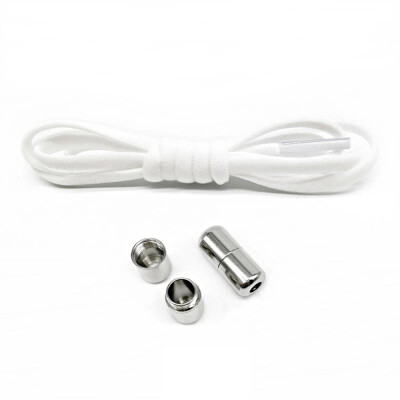 HomeLife Elastické šnúrky do topánok bez zaväzovania bielej