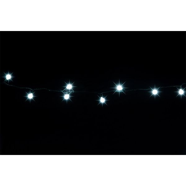 Platinium Vianočné LED osvetlenie 100 diód guličky, studená biela