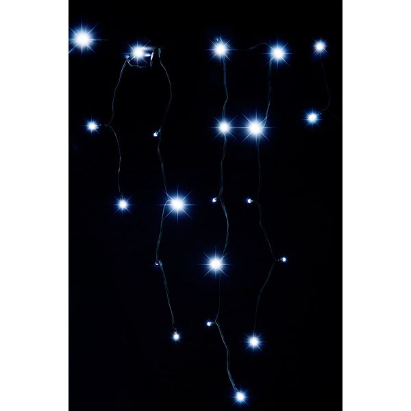 Platinium Vianočné LED osvetlenie 200 diód, cencúle biele