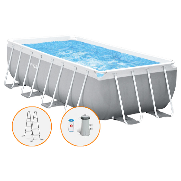 Intex Bazén Prism Frame 3 x 1,75 x 0,8 m set vrátane príslušenstva