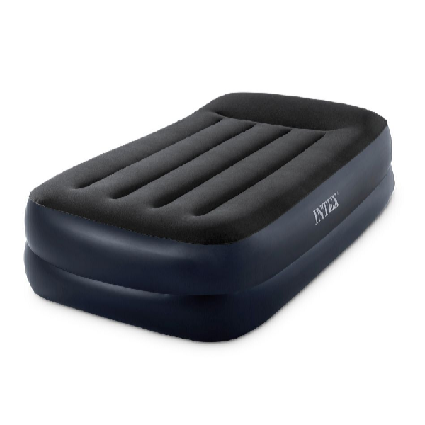 Intex Nafukovacia posteľ Air Bed Pillow Rest Raised Twin so vstavaným kompresorom