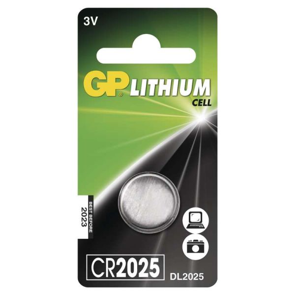 GP Batteries Lítiová gombíková batéria GP CR2025 1ks