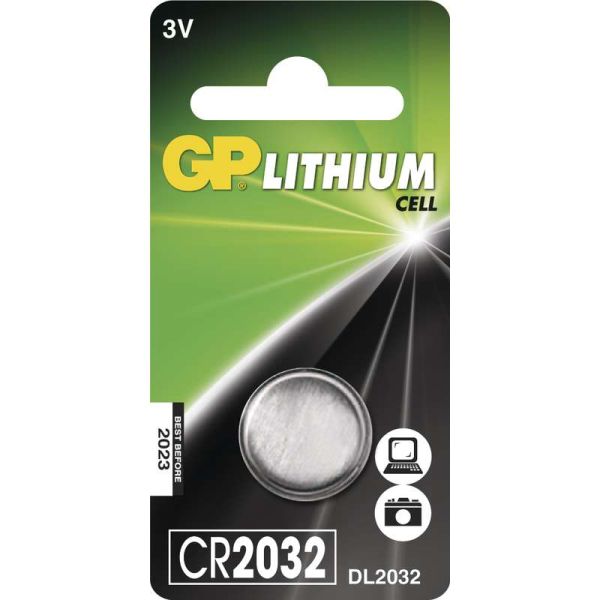 GP Batteries Lítiová gombíková batéria GP CR2032 1ks