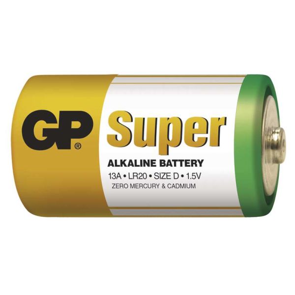 GP Batteries Alkalická batéria GP Super LR20 D 2 ks