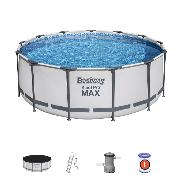 Bestway Bazén Steel Pro Max 3,96 x 1,22 m set vrátane príslušenstva