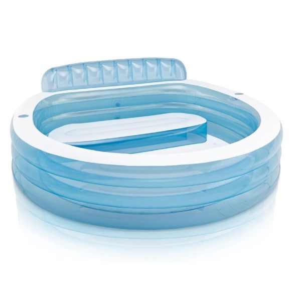 Intex Nafukovací bazén so sedačkou 229 x 218 x 79 cm