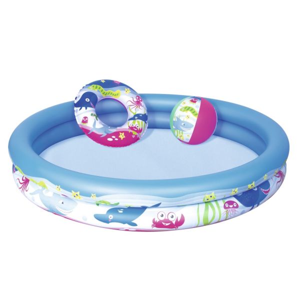 Bestway Detský bazén morský svet set 147 x 25 cm