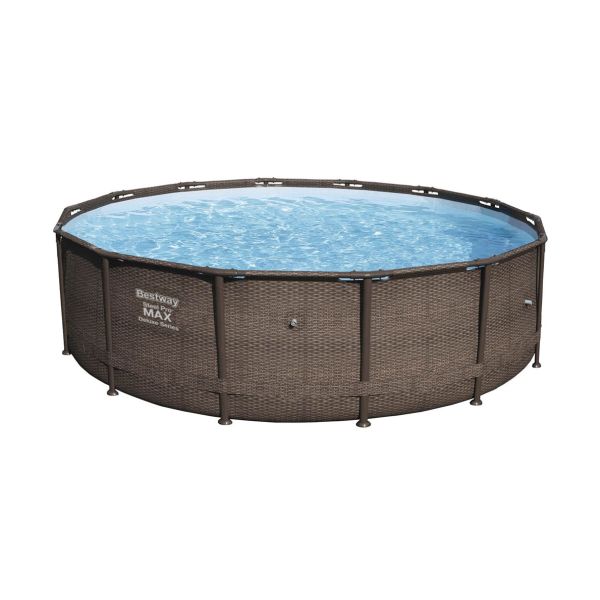 Bestway Bazén Steel Pro Max Rattan 3,66 x 1 m bez filtrácie