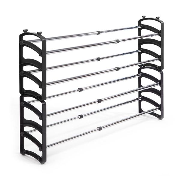 HomeLife Teleskopický stohovateľný botník