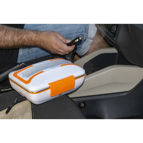 De Gusto Ohrievací box na jedlo WARMY 12V/230V oranžová
