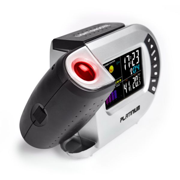 Platinium Budík s meteostanicou a projekciou RS5012LBTC