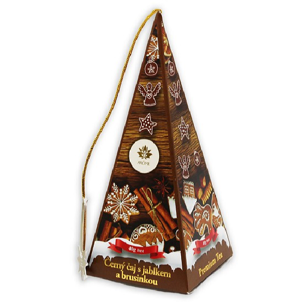 Arôme Čierny čaj s jablkom a brusnicou, 20 x 2 g