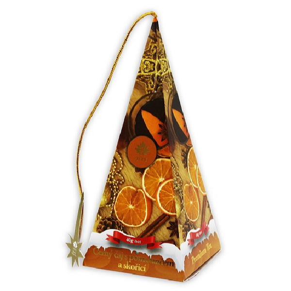 Arôme Čierny čaj s pomarančom a škoricou, 20 x 2 g