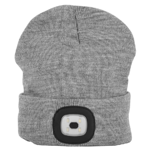 STREND PRO Čiapka s LED čelovkou Albacore, sivá