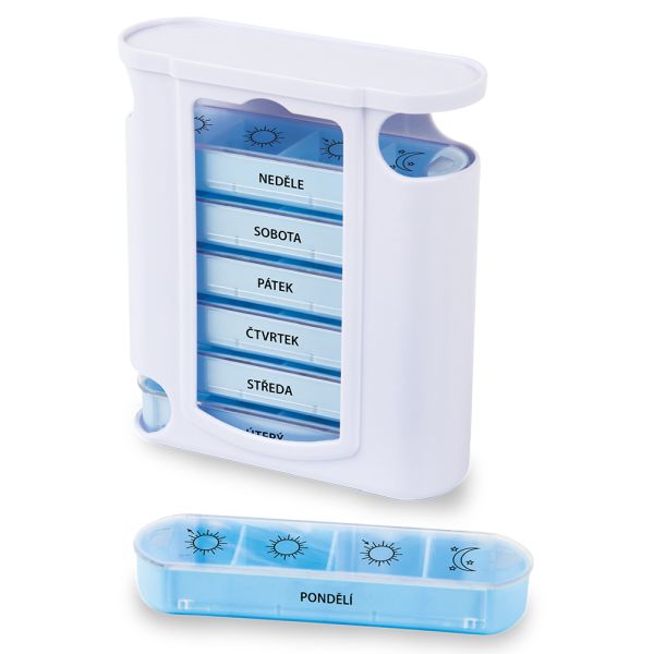 HomeLife Týždenný dávkovač liekov