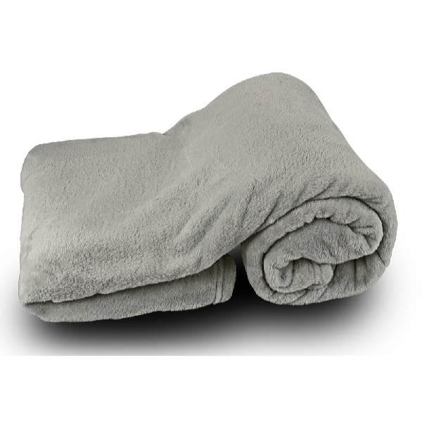 HomeLife Deka mikroflanel 130 x 180 cm sivá