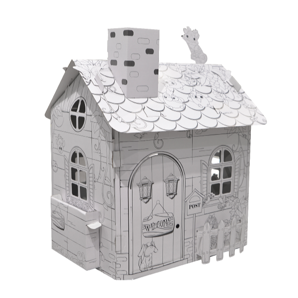 Concorde Kartónový domček 54 x 64,5 x 45 cm