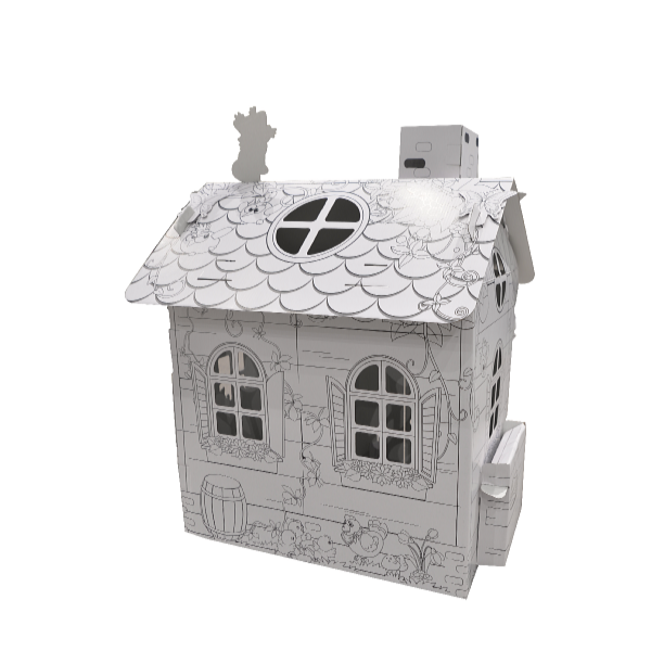 Concorde Kartónový domček 54 x 64,5 x 45 cm