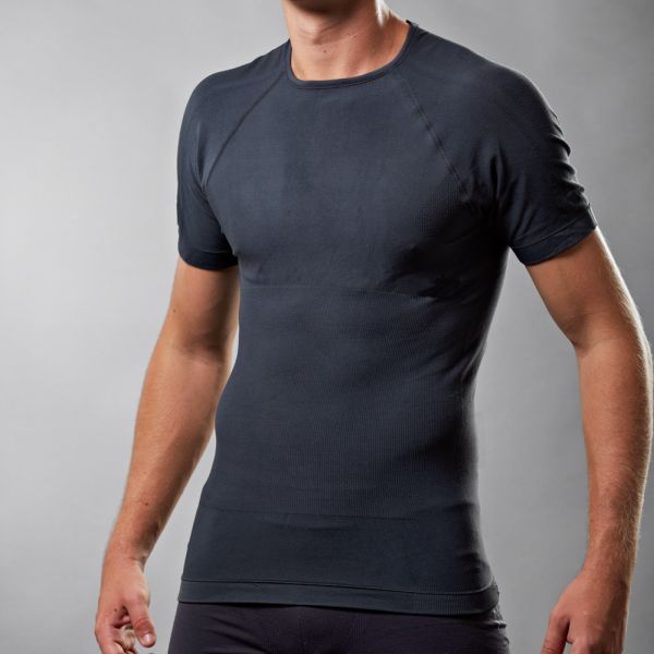 Stormax Pánske funkčné tričko krátky rukáv L antracit