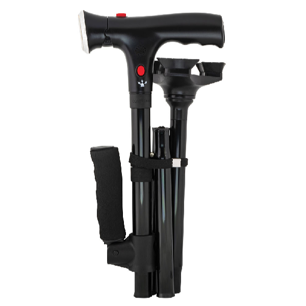 HomeLife Vychádzková skladacia palica so svetlom BH033