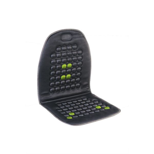 Road Star Masážna podložka do auta s magnetmi, čierna