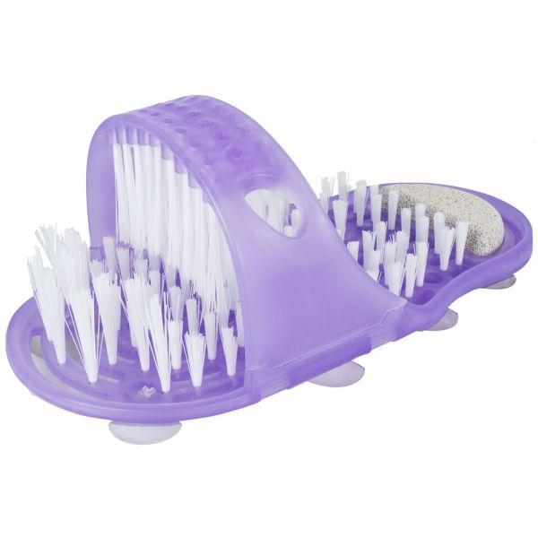 HomeLife Pedikúrna kefa 2v1 fialová