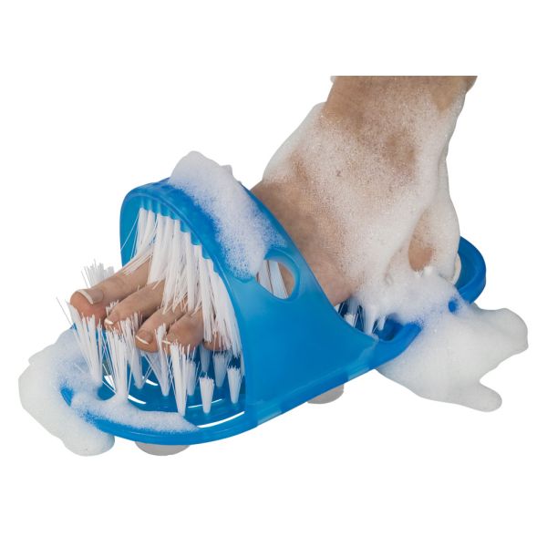 HomeLife Pedikúrna kefa 2v1 modrá