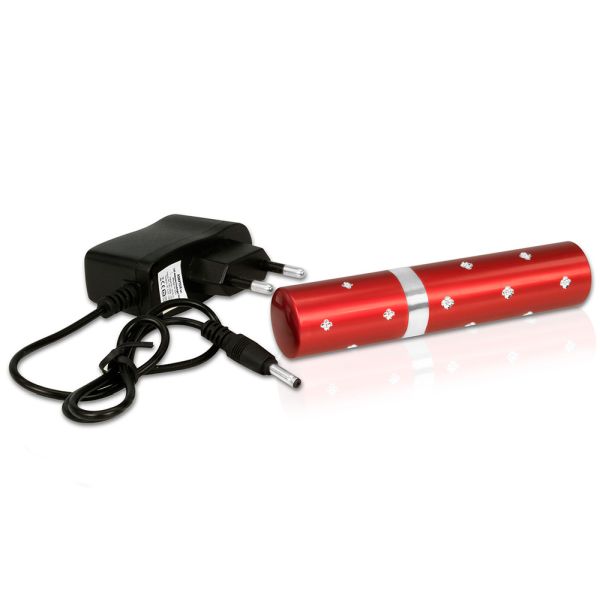 Platinium Dámsky paralyzátor s LED svetlom ANGELA M-500 červený