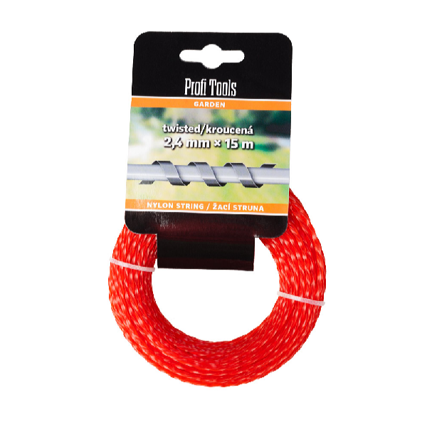 Profi Tools Struna ku krovinorezu 2,4 mm, 15 m