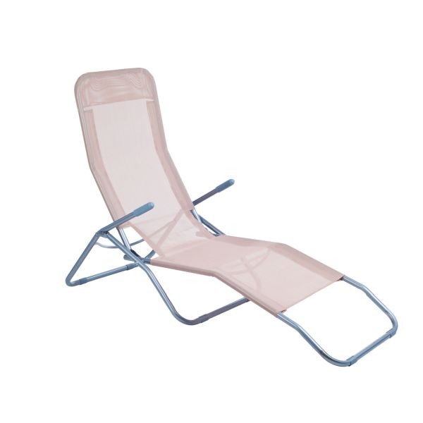 Garden King Záhradné ležadlo skladacie béžové