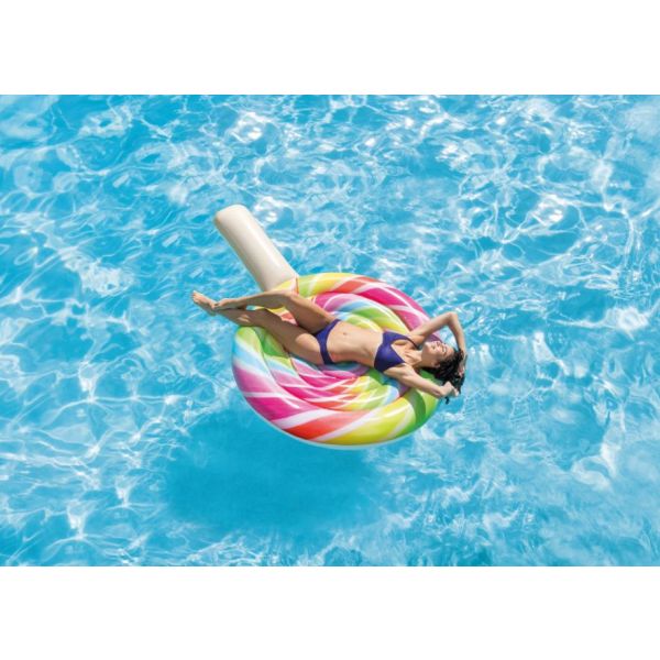 Intex Nafukovacie ležadlo lízanka 208 x 135 cm