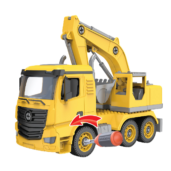 Kids World Logická stavebnica LOGIS AUTO bager