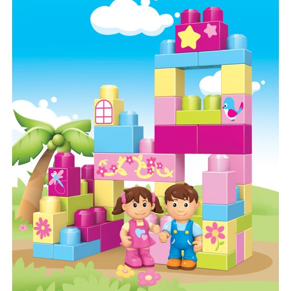 Kids World Logická stavebnica LOGIS pre dievčatá 42 ks