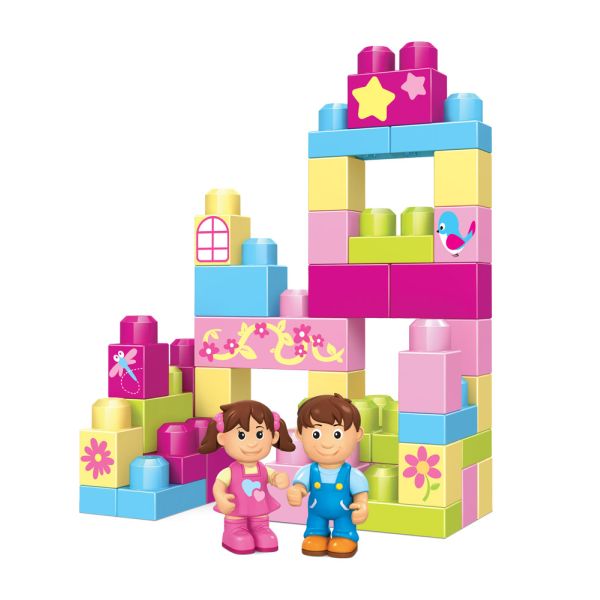 Kids World Logická stavebnica LOGIS pre dievčatá 42 ks