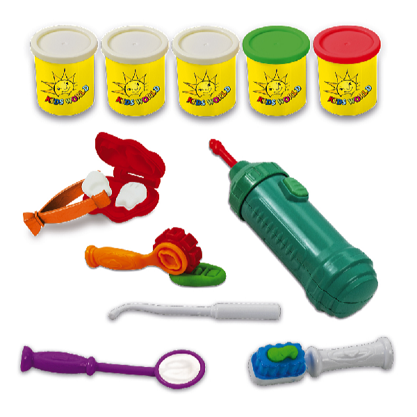 Kids World Plastelína zubár s vŕtačkou