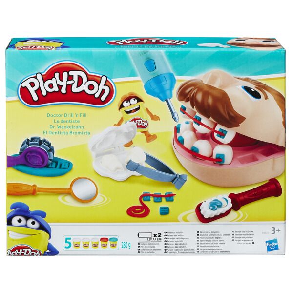 Hasbro Play-Doh Modelárska súprava zubár set s vŕtačkou