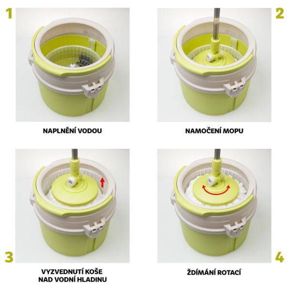 MAXXX Rotačný mop Duo