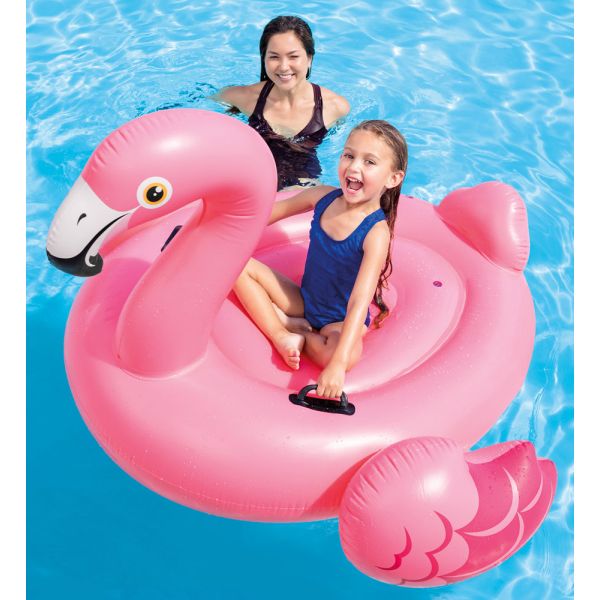 Intex Nafukovací plameniak s úchytmi 147 x 140 x 94 cm