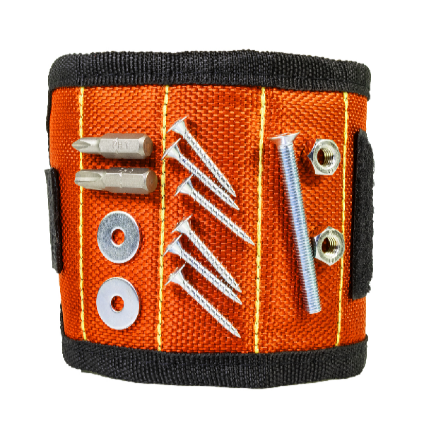 Profi Tools Magnetický náramok pre kutilov, 32 x 9 cm, oranžový
