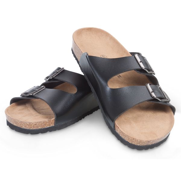 Fit Walk Pánske korkové papuče čierna 41