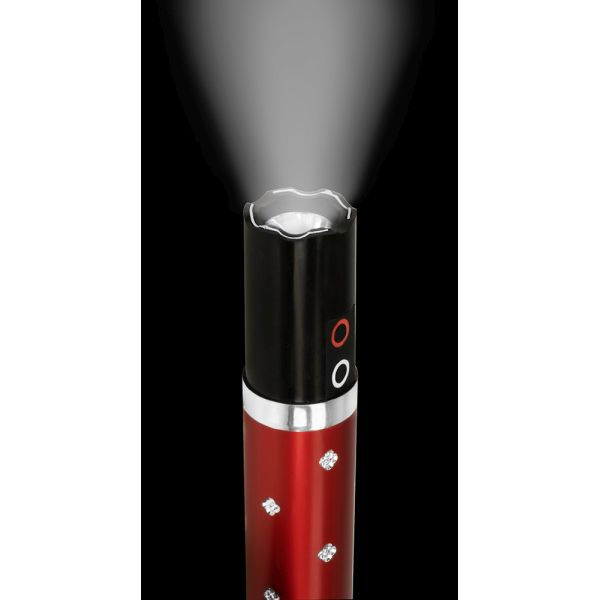 Platinium Dámsky paralyzátor s LED svetlom ANGELA M-500 červený